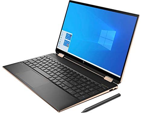 Spectre X360 Convertible 2-In-1 Laptop With 15.6-inch Display, Core i7 Processor 16GB RAM 1TB SSD 4GB NVIDIA GeForce GTX 1650TI Graphic Card Nightfall Black