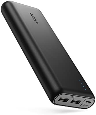 20100 mAh Ultra-High Capacity Premium Portable Charger With Micro Cable Black