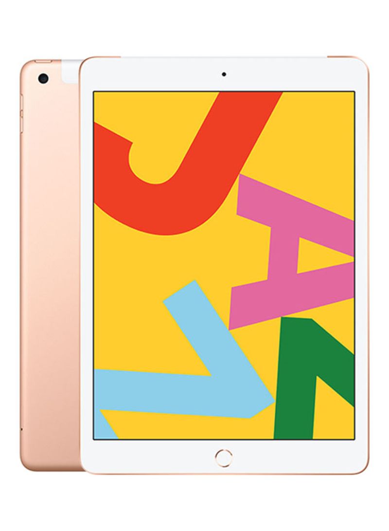 iPad-2019 (7th Generation) 10.2inch, 128GB, Wi-Fi, 4G LTE, Gold Without FaceTime