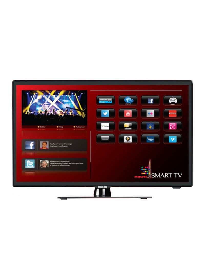 40-Inch Full HD Smart LED TV NTV4000SLED Black