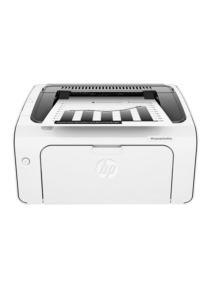 LaserJet Pro M12a Printer,T0L45A 400 x 250 x 298millimeter White