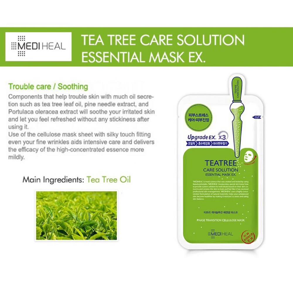 Mediheal TEA TREE Healing Solutions Mask (troubled skin)_3