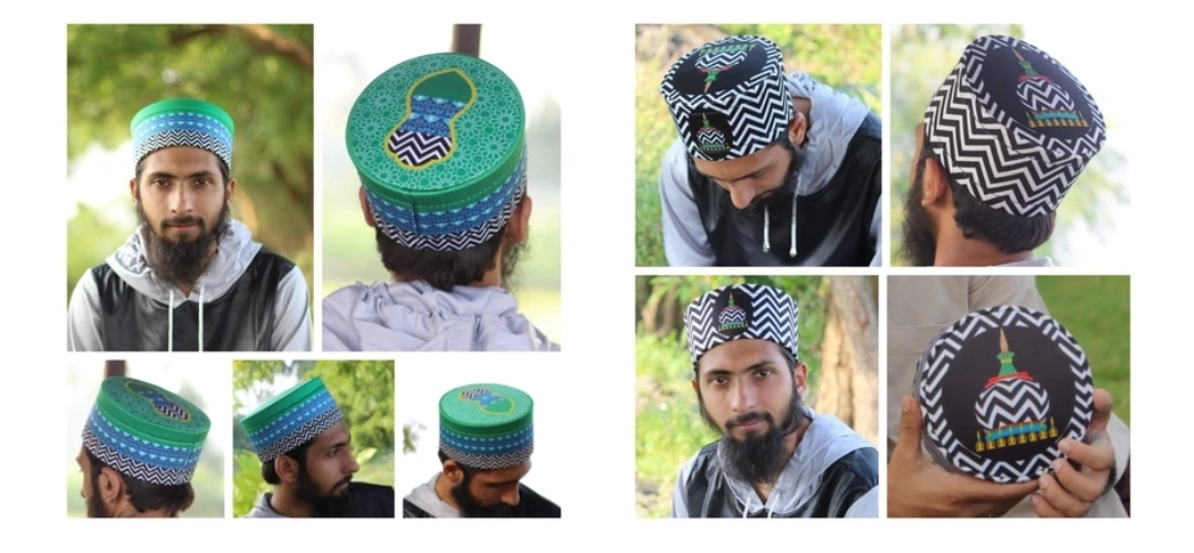 Muslim prayer cap