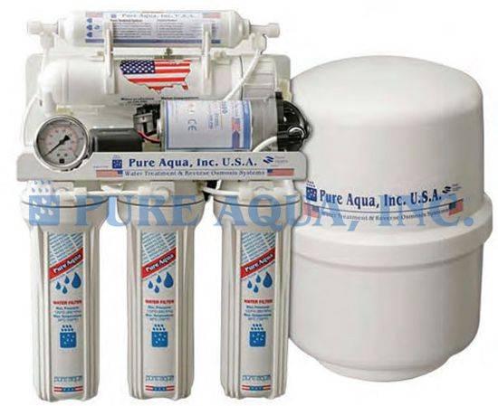 Pure aqua water purifier system made in usa