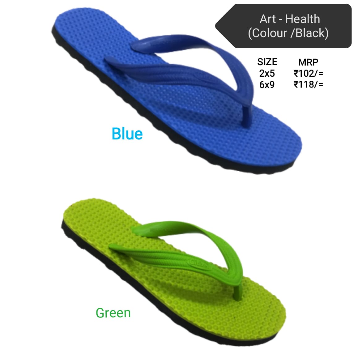 Citizen gents hawai - health colour / black flip flop