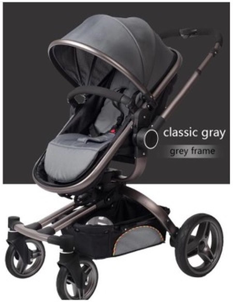 Pikkaboo twist - smartest 360° rotatable luxury stroller with leather handle (limited edition)