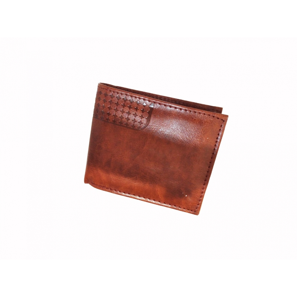 Lot of men's brown leather wallet