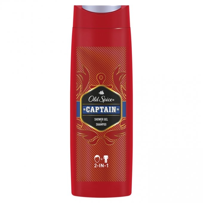 Wholesale old spice captain shower gel & shampoo 400ml