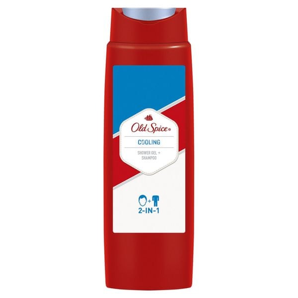 Wholesale old spice cooling shower gel & shampoo 2 in 1, 250 ml