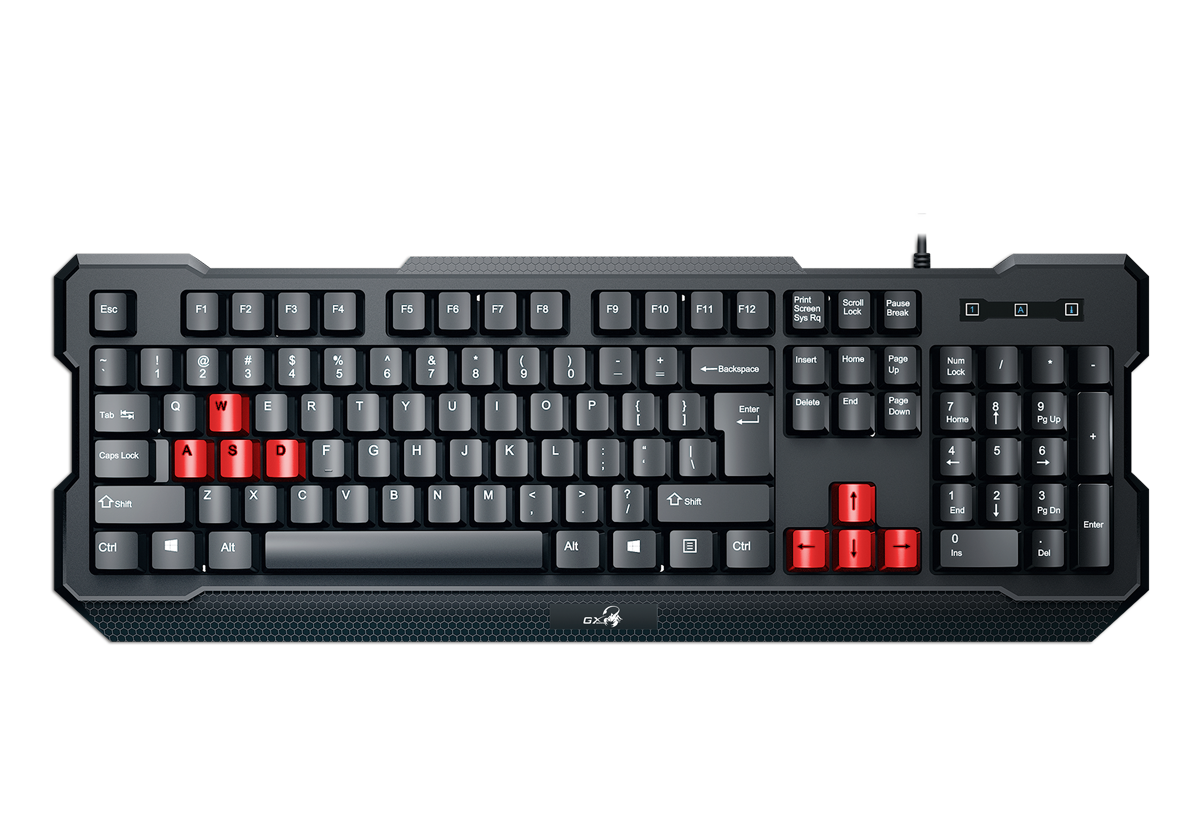 Wholesale gx keyboard : scorpion k210 highlighted gaming keys blk usb eng/ara