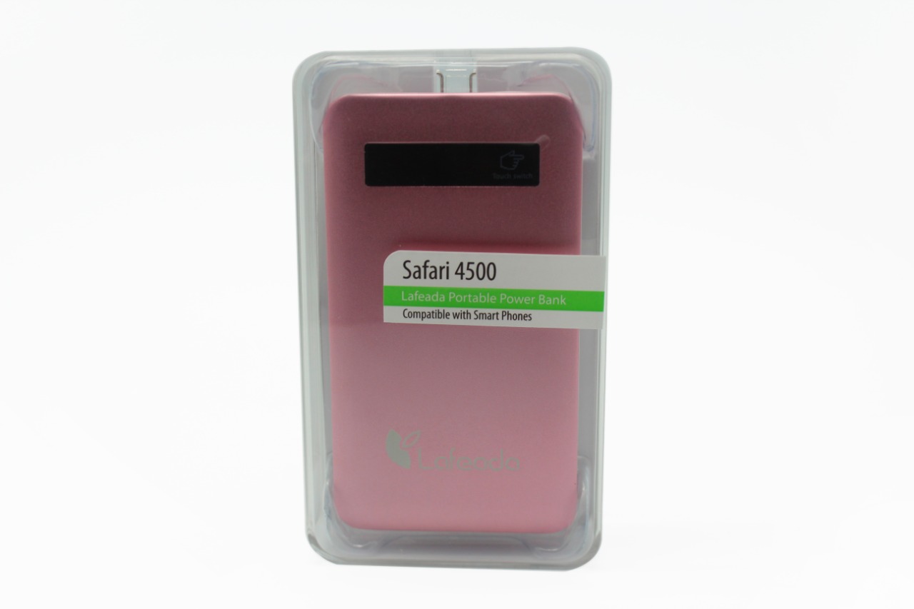 Wholesale power pack : safari-4500 universal power pack pink