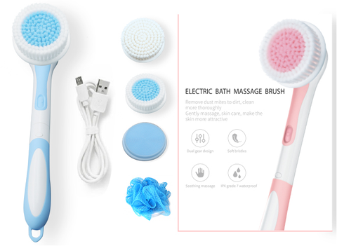 4 in 1 shower brush electric