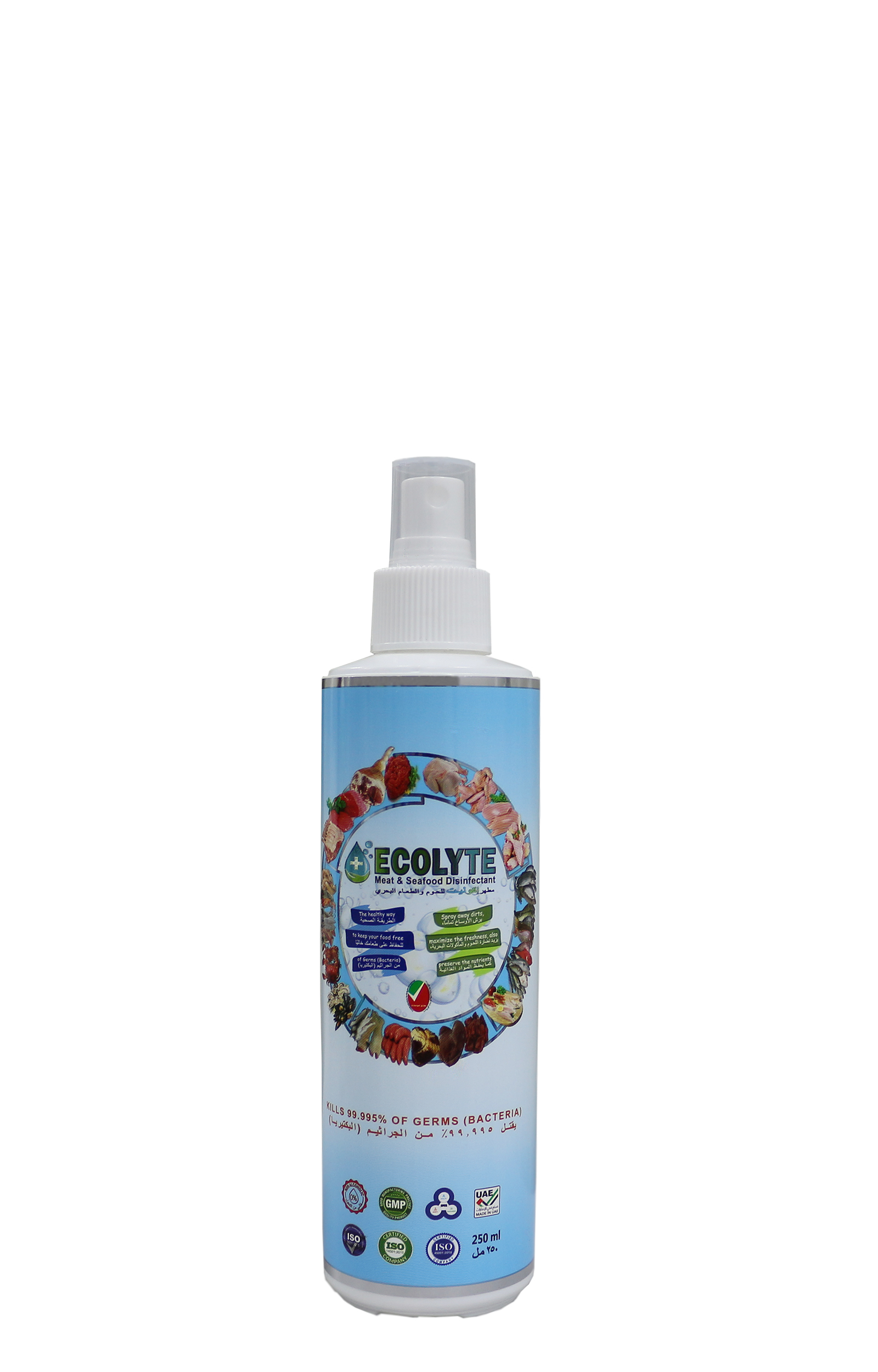 ECOLYTE MEAT AND SEAFOOD DISINFECTANT 250ML