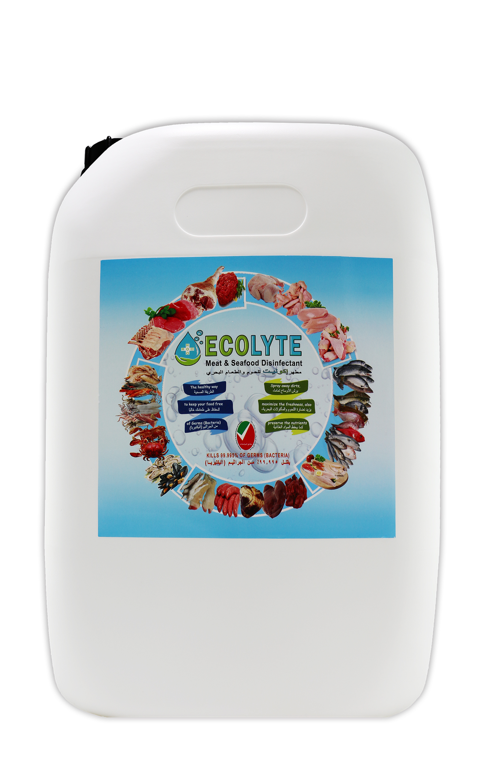 Ecolyte meat and seafood disinfectant 20 litre