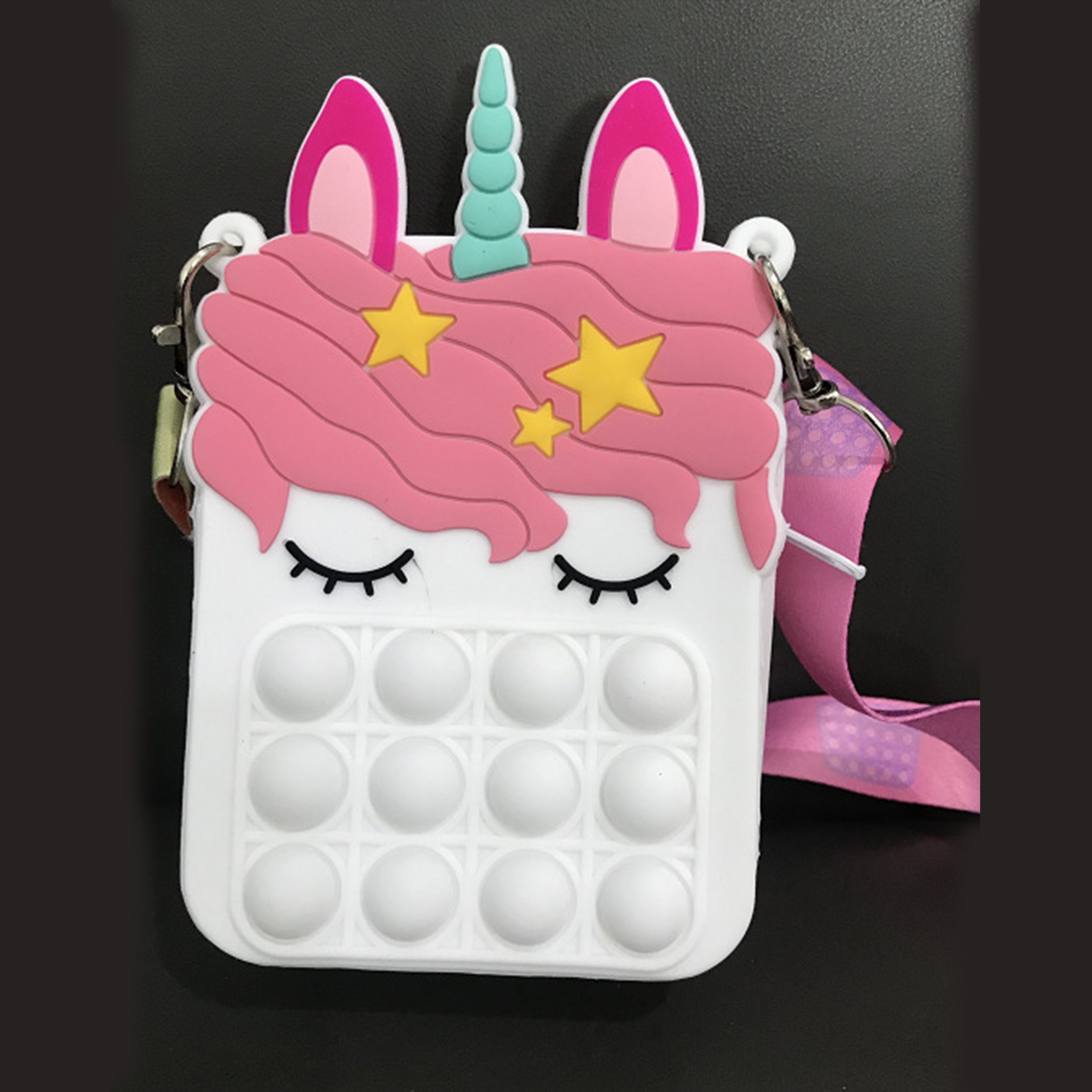 Bubble pop popping game pop it |unicorn coin bag purse pop it bags