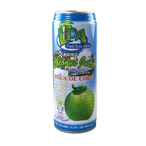Lipa young coconut juice in can 520 ml