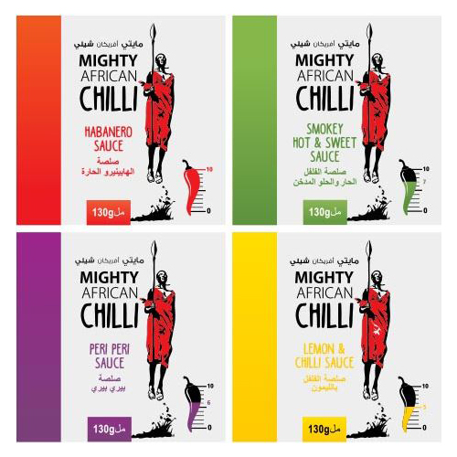 Mighty african chilli sauces