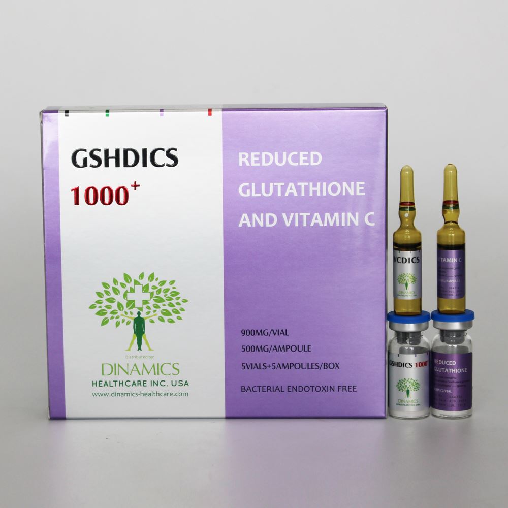 Gshdics 1000+ (glutathione skin whitening injection)