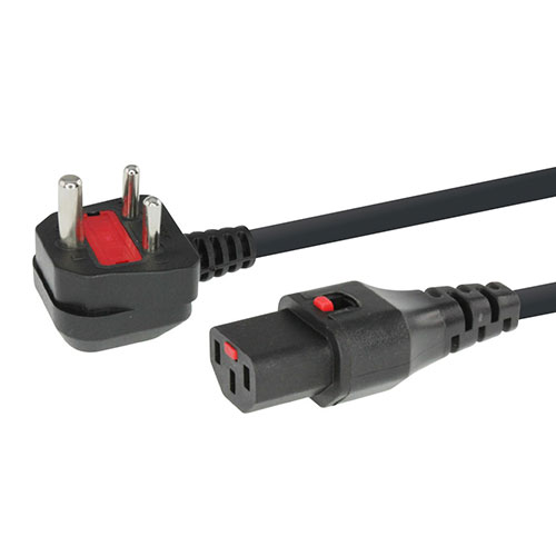 Desktop power cable 3 pin with fuse