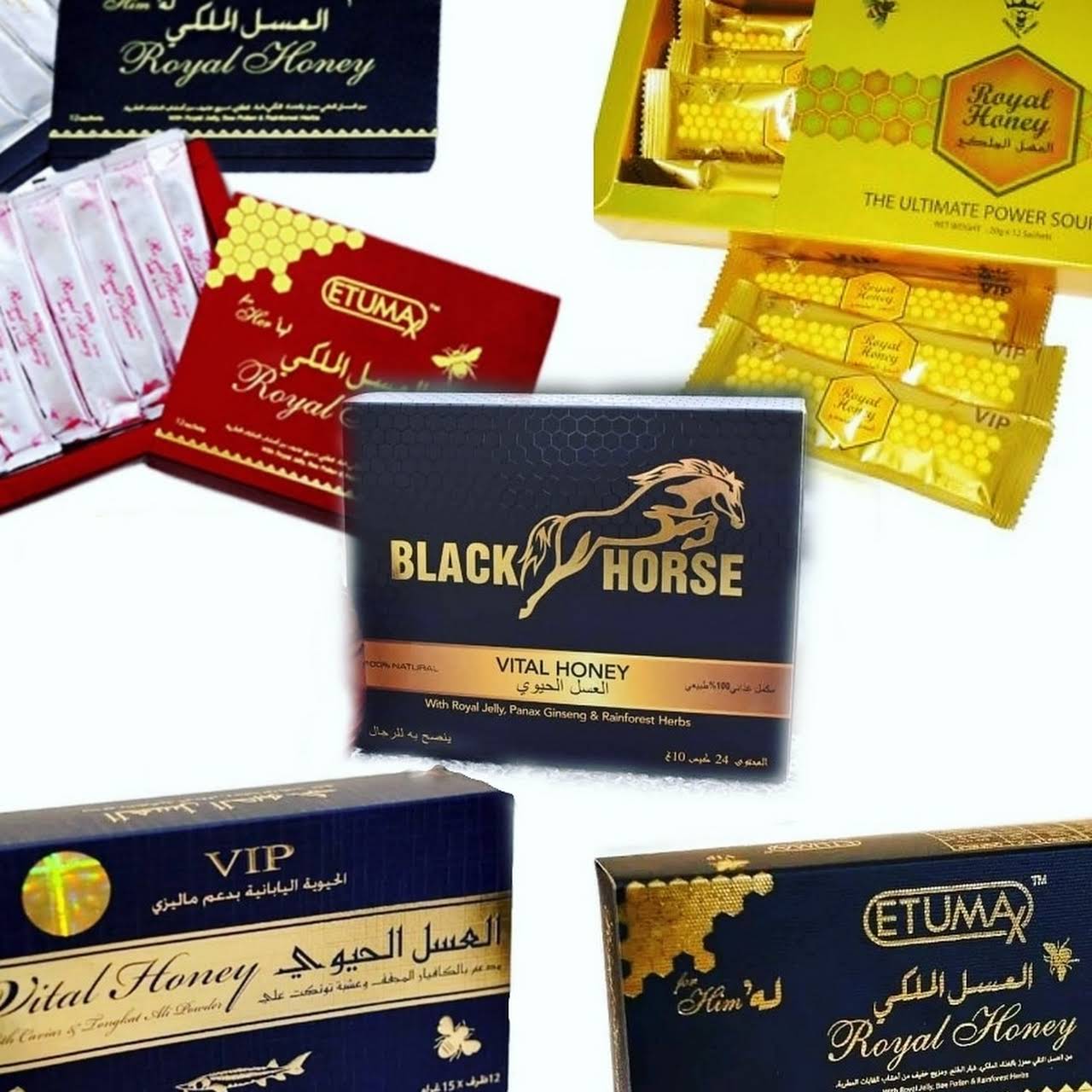 VIP Extra Black Horse Vital Honey for Male - China Vital Honey, Wholesale  Royal Honey