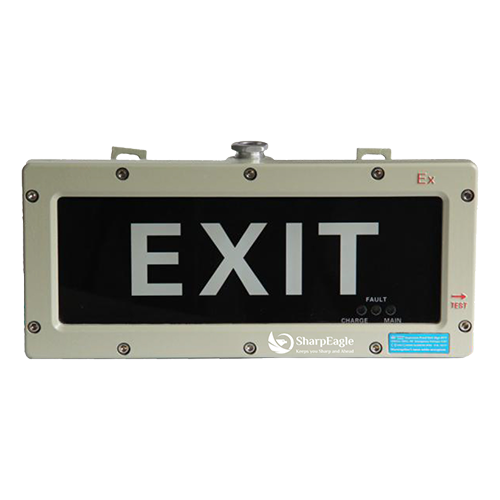 Explosion proof exit sign