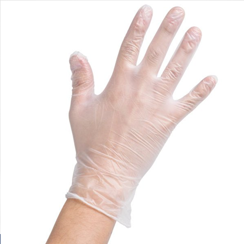 Vinyl glove powder free disposable pvc glove