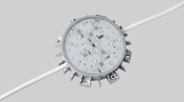 Led point light source mist surface