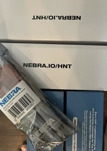Nebra Indoor Helium Hotspot EU 868 MHz + 3dbi fiber glass antenna + RPSMA Cable