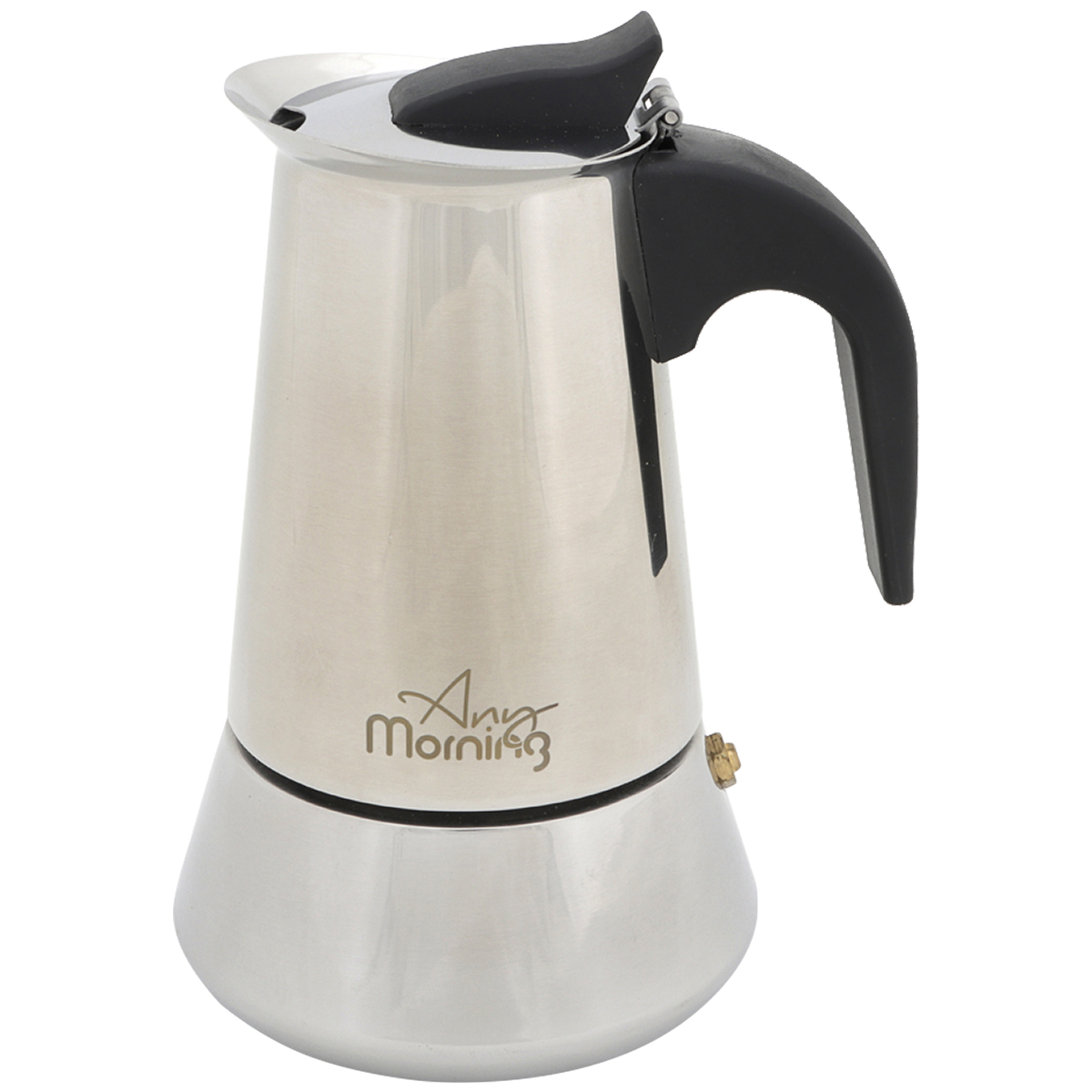 Any morning jun-4 stainless steel espresso coffee maker 200 ml