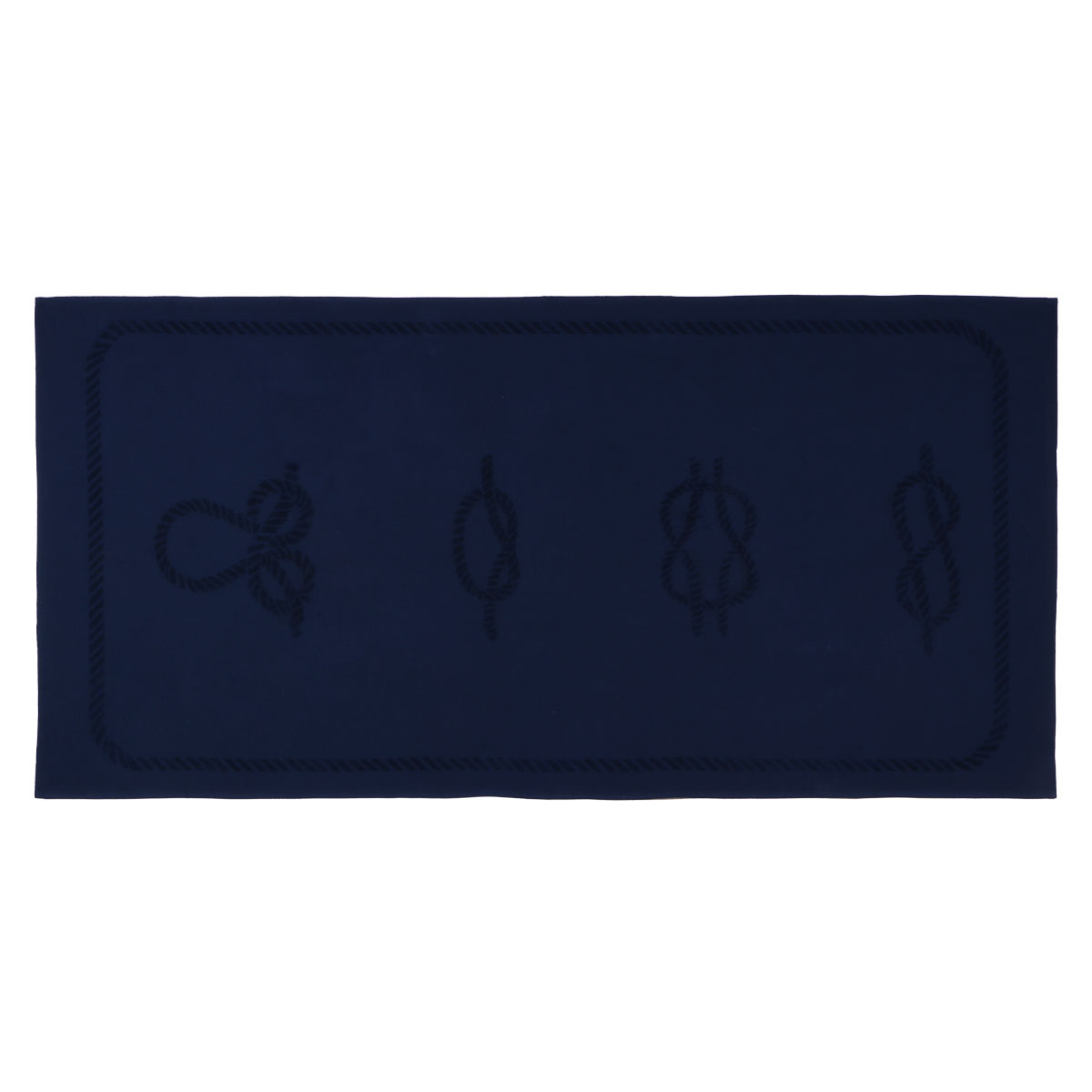 Anemoss sailor knot beach towel navy blue