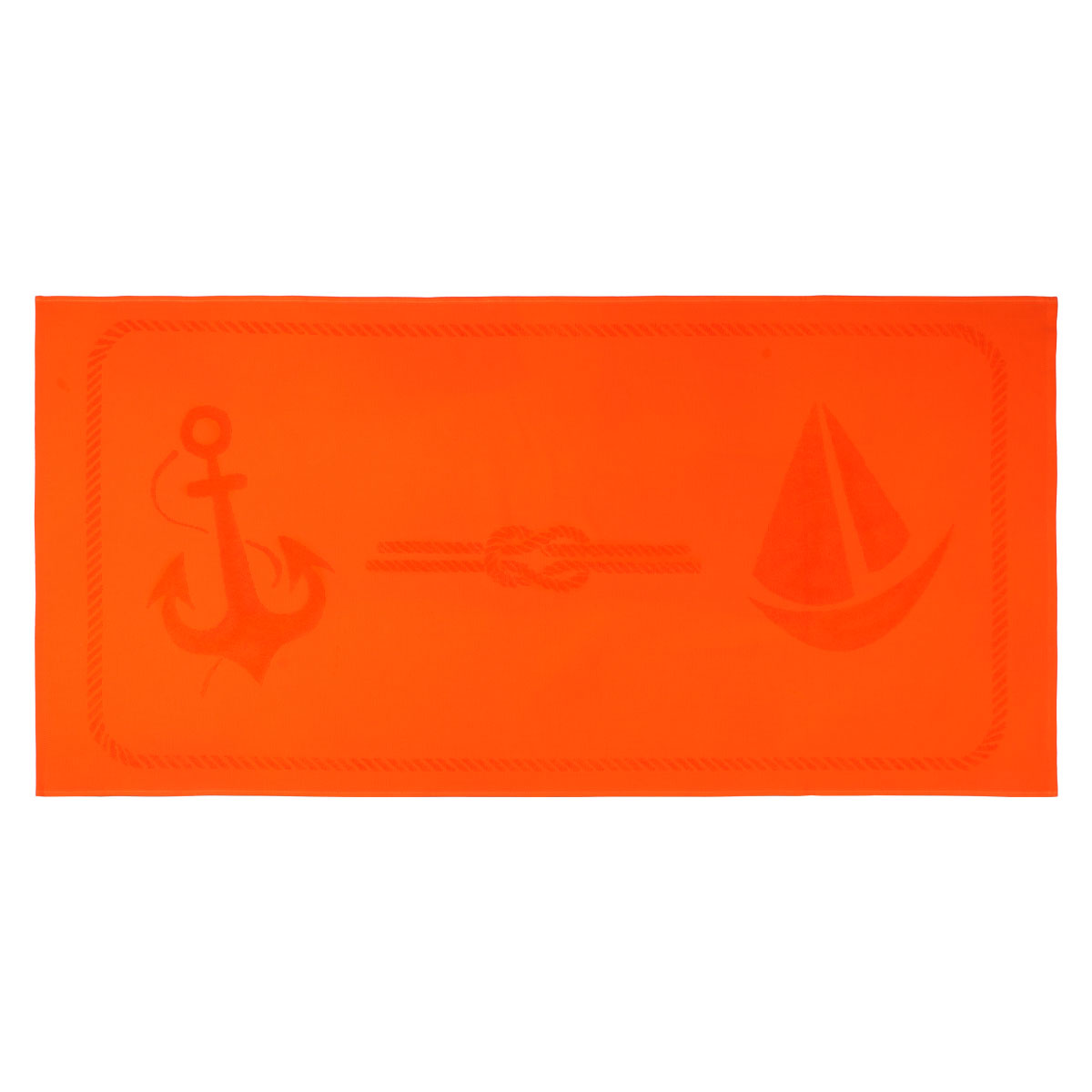 Anemoss sail beach towel orange