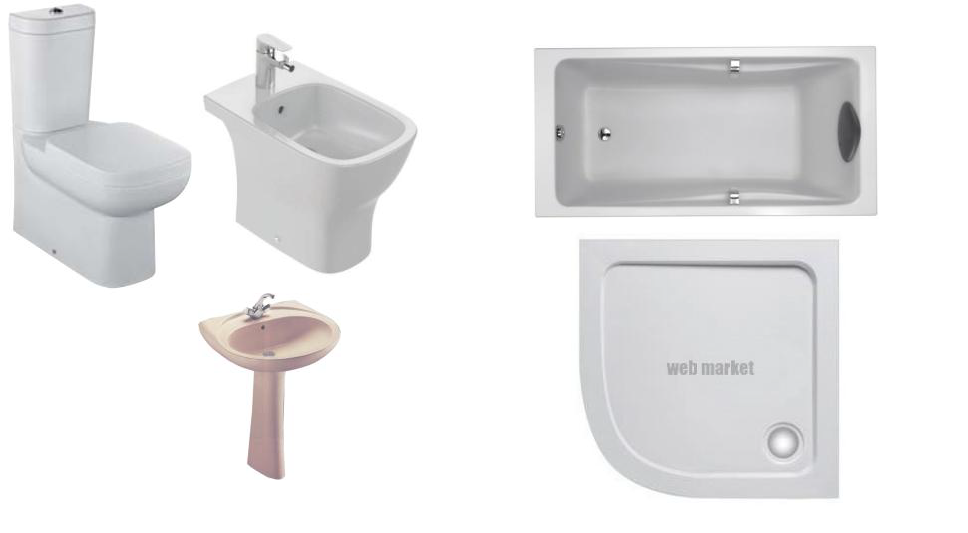 Ceramic sanitary wares and mixers summer offers in bulk orders