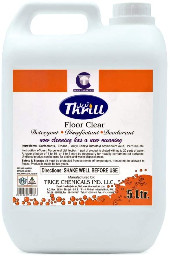 Thrill - floor clear/floor cleaner lavender - 5l
