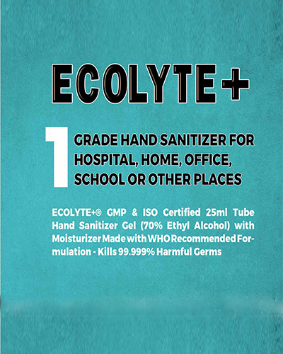 ECOLYTE ® Travel  Pocket Size Hand Sanitizer, 25ml Gel (Case of 300)_2