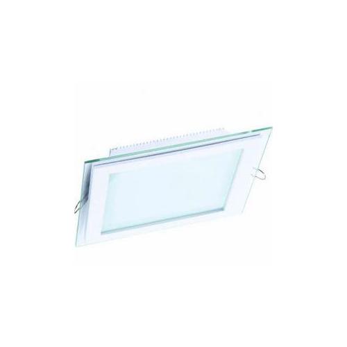 Dl led glass kvadro panel 12w 3000k