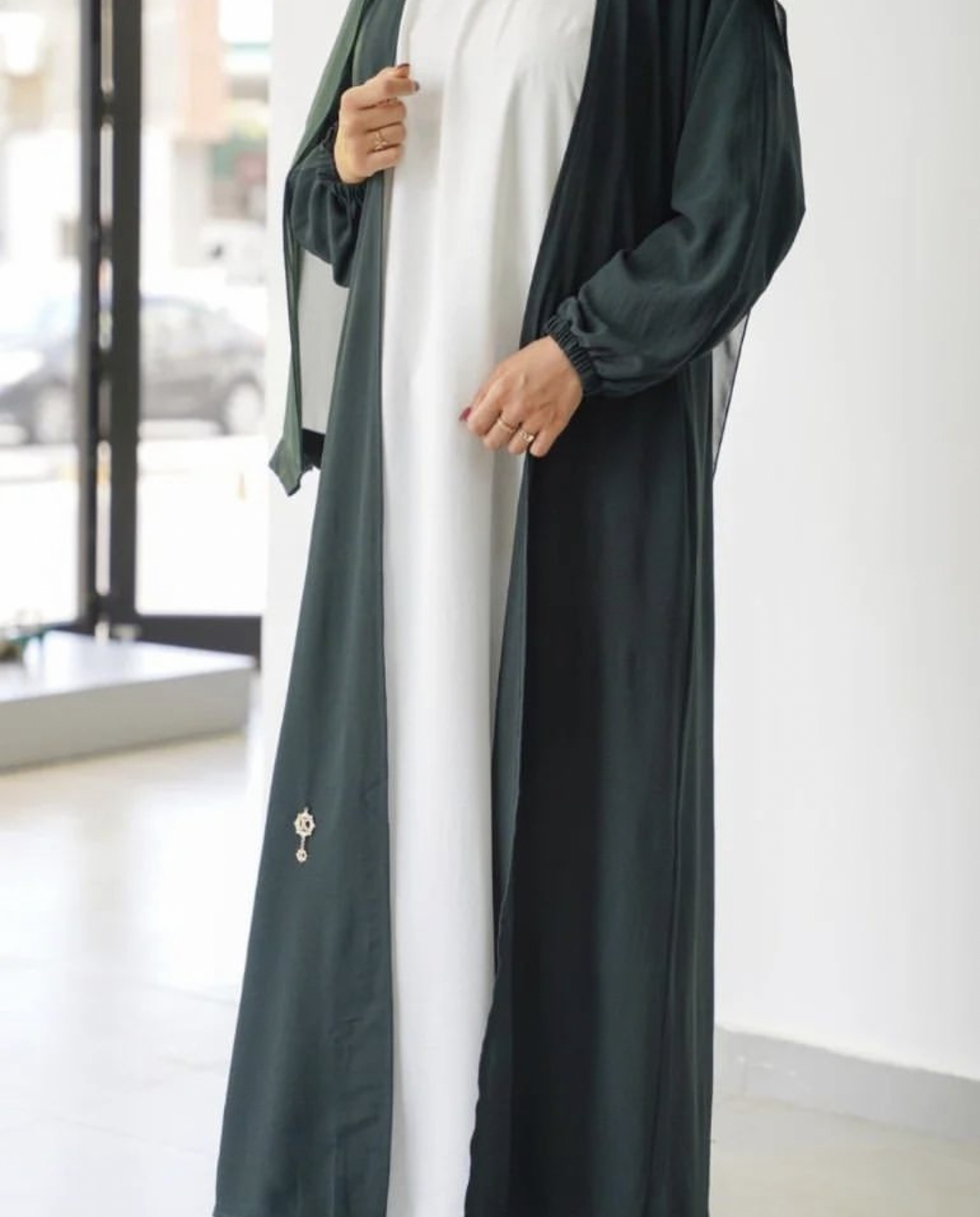 Abaya with inner dress