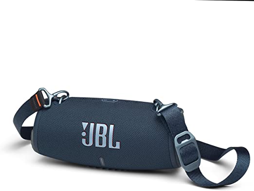 Jbl xtreme 3: portable speaker with bluetooth, built in battery, waterproof and dustproof feature blue, jblxtreme3bluam