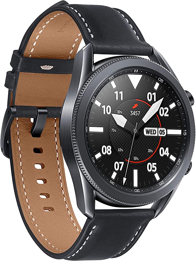 Samsung galaxy watch 3 45mm stainless steel black, sm r840, sm-r840nzkamea