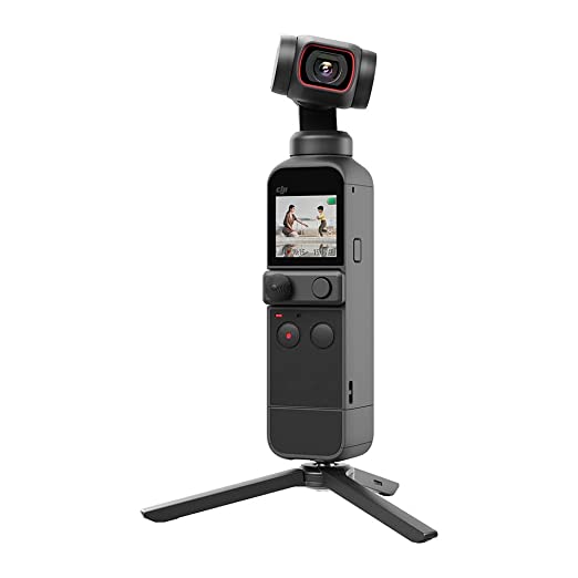 Dji pocket 2 creator combo - 3 axis gimbal stabilizer with 4k camera, 1/1.7” cmos, 64mp photo, pocket-sized, activetrack 3.0, glamour effects, youtube video vlog, for android and iphone, black