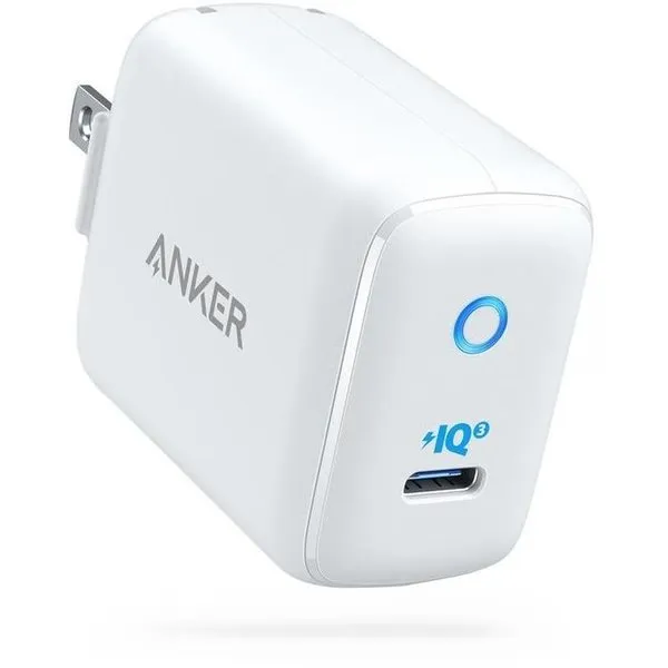 Anker powerport iii mini piq 3.0 30w nano size white charging adaptor