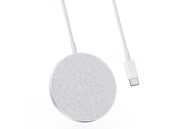 Anker powerwave select  magnetic wireless charging pad, silver