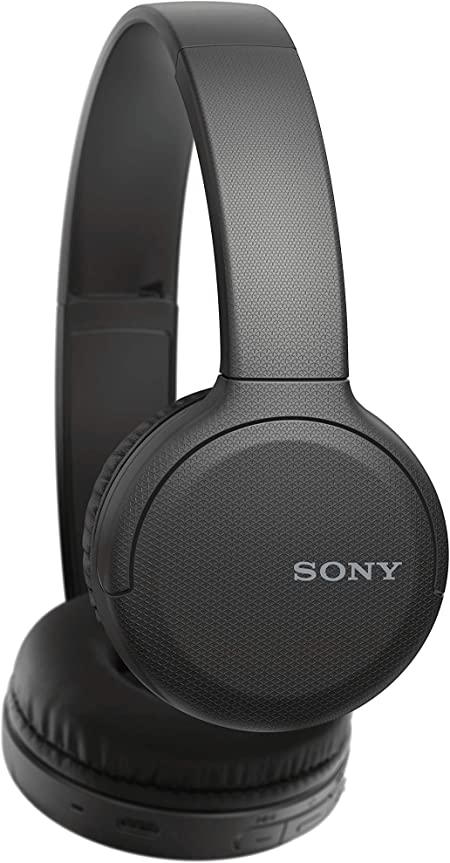Sony wh-ch510 wireless bluetooth on-ear with mic for phone call, 30-mm driver unit, up to 35 hours of battery life for all-day power and quick charging, black