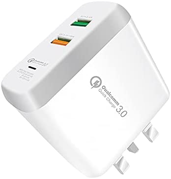 Jbq dual output travel charger (white) f-2usb