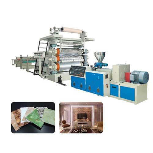 Pvc marble sheet production line