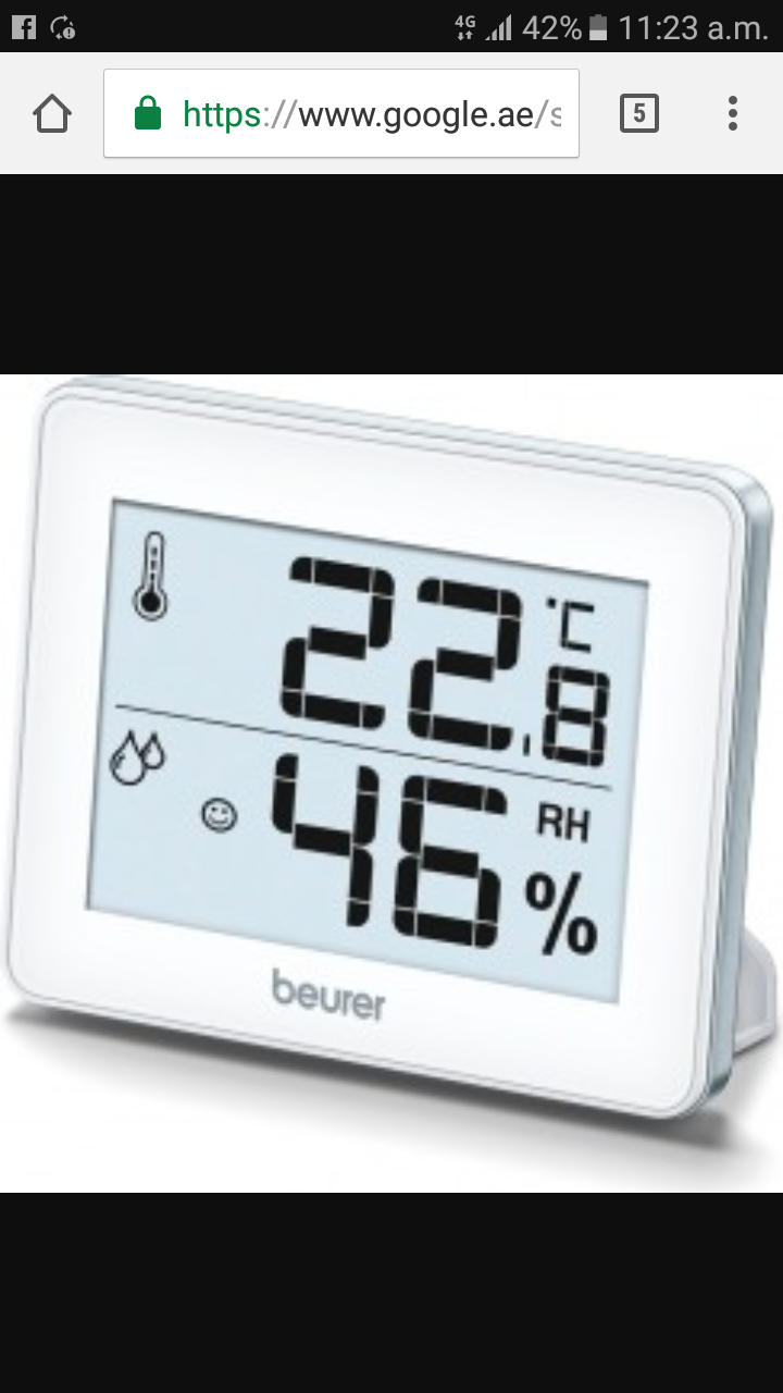 Beurer thermometer & hygrometer