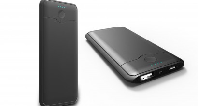 Kp2-ultra-thin power bank with led light