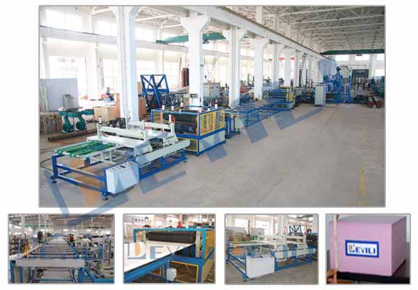 Xps extruded plate production line