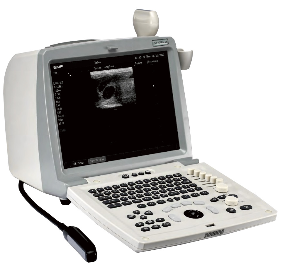 Emp-820plus vet   black & white veterinary ultrasound system
