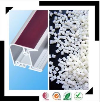 Door Window PVC Co-Extruded Profiles Made by PVC Compounds  PVC compounds for  co-extrusion product pvc co-extrusion products pvc compounds