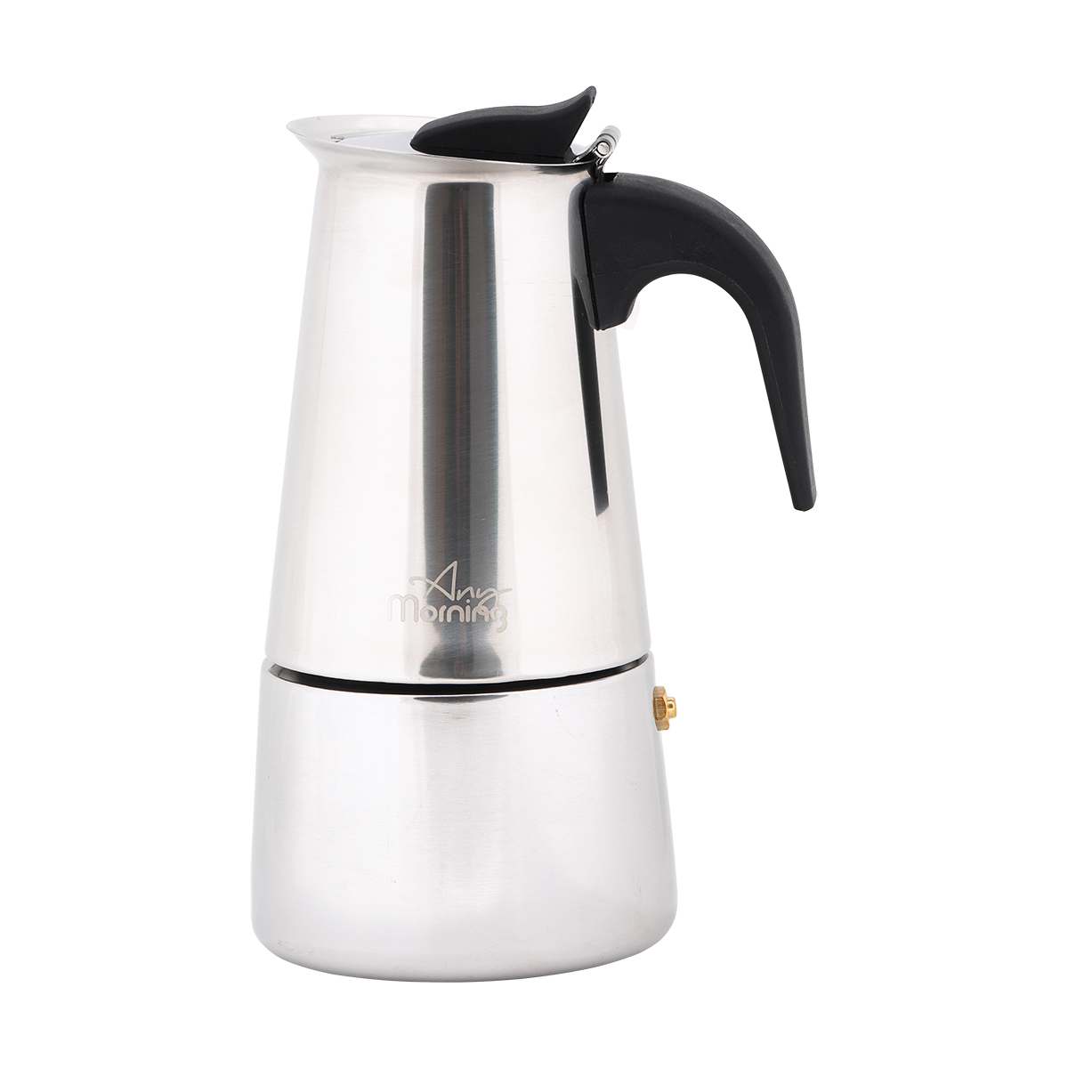 Stainless steel stove top espresso maker 200ml